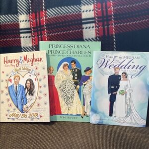 Royal Wedding Coloring and Paper Doll Books